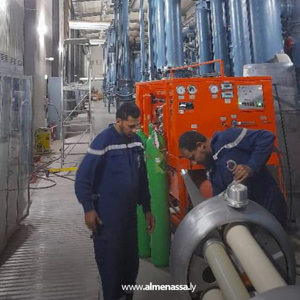 Extra 87.jpg1 87 شركة الكهرباء: استمرار أعمال العمرة الجسيمة بمحطة هون