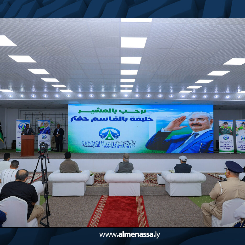 Extra .jpg21 القائد العام يجري زيارة تفقدية إلى موقع مشروع الصحابي الزراعي بمنطقة الواحات