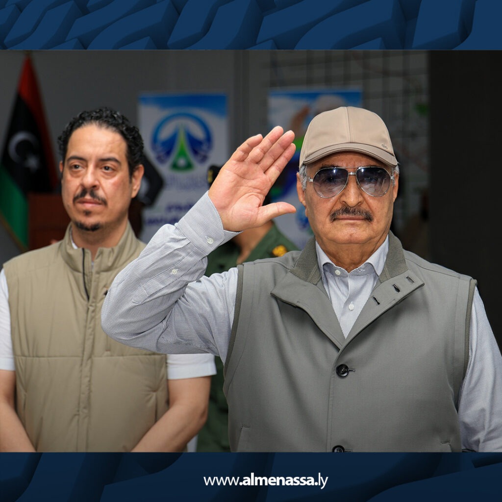 Extra .jpg38 القائد العام يجري زيارة تفقدية إلى موقع مشروع الصحابي الزراعي بمنطقة الواحات