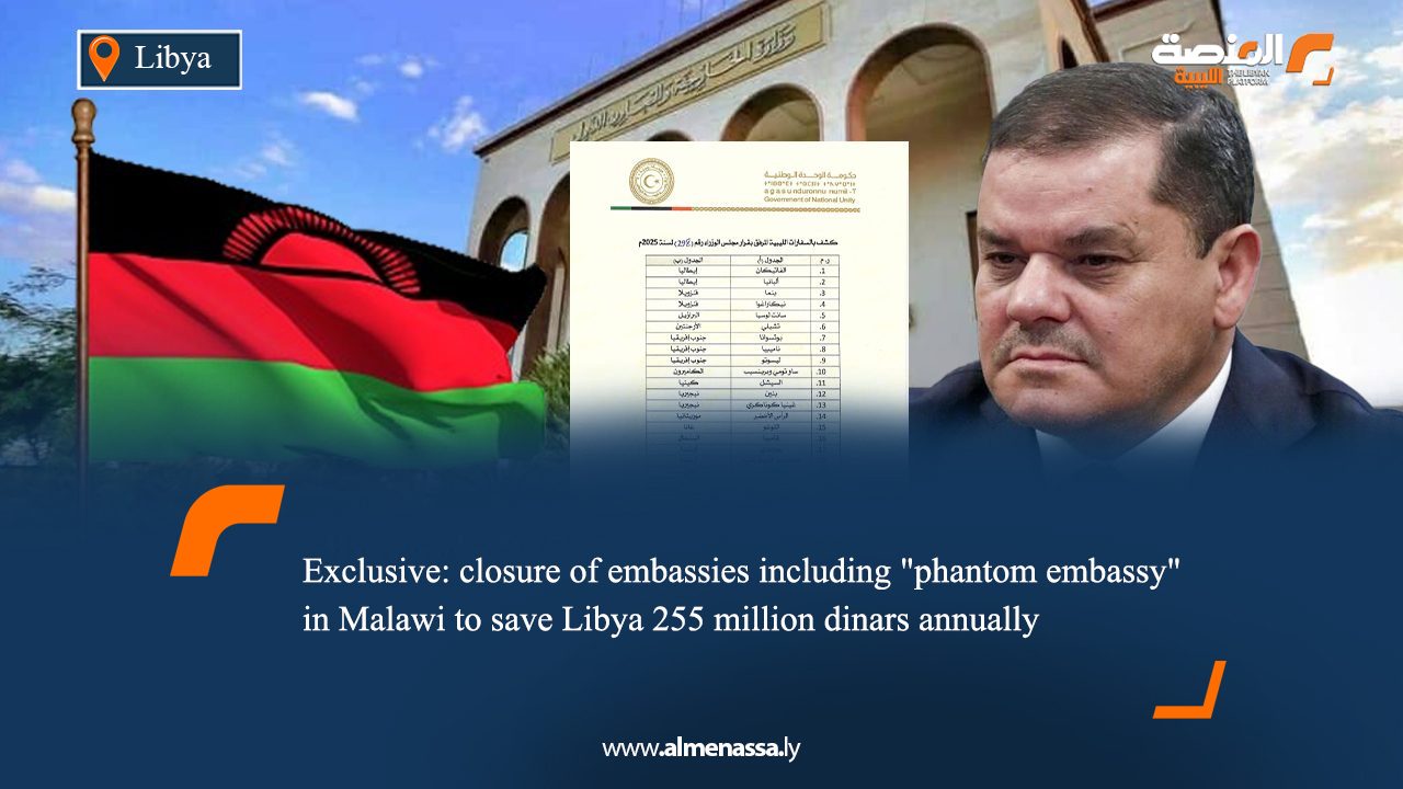 Exclusive: closure of embassies including "phantom embassy" in Malawi to save Libya 255 million dinars annually