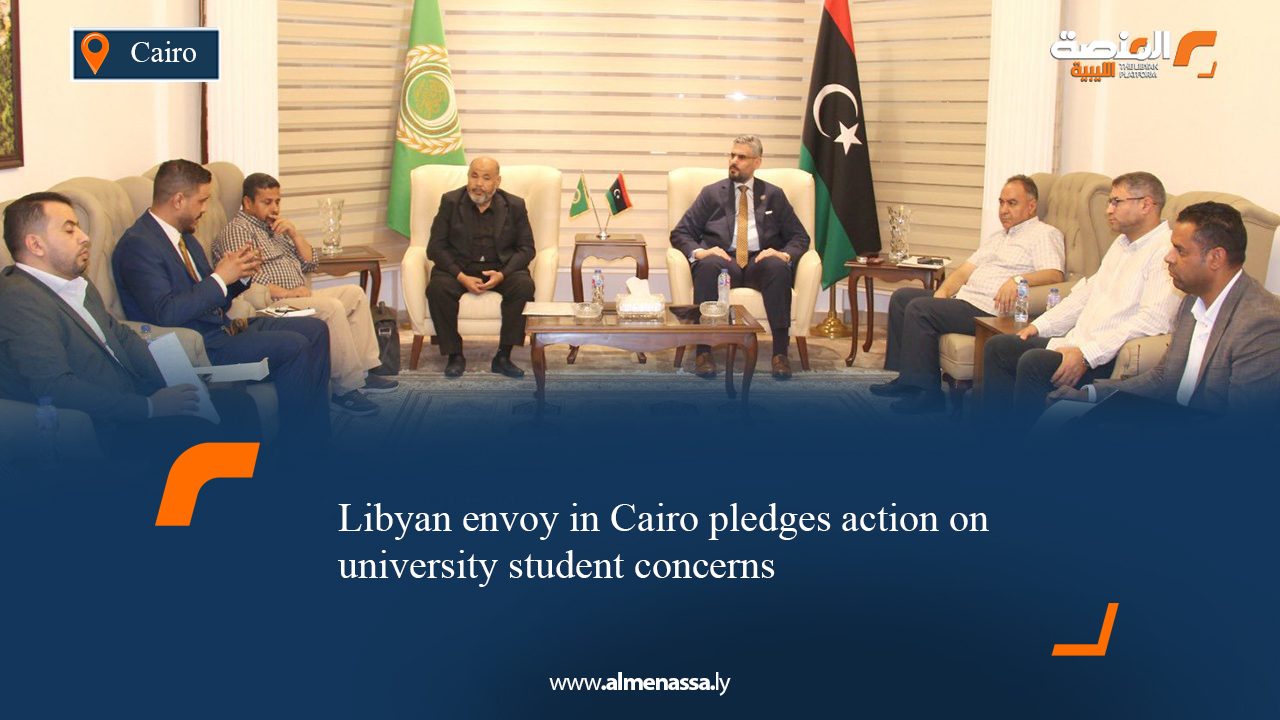 Libyan envoy in Cairo pledges action on university student concerns