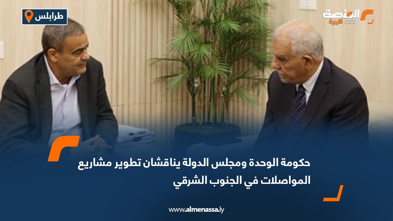 حكومة الوحدة ومجلس الدولة يناقشان تطوير مشاريع المواصلات في الجنوب الشرقي