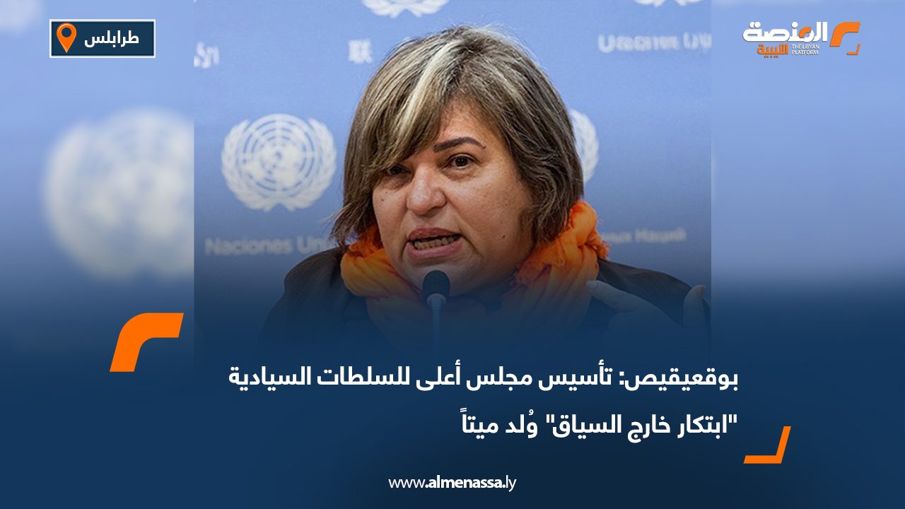 بوقعيقيص: تأسيس مجلس أعلى للسلطات السيادية "ابتكار خارج السياق" وُلد ميتاً