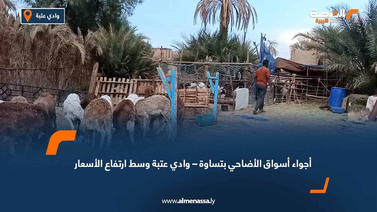 أجواء أسواق الأضاحي بتساوة – وادي عتبة وسط ارتفاع الأسعار