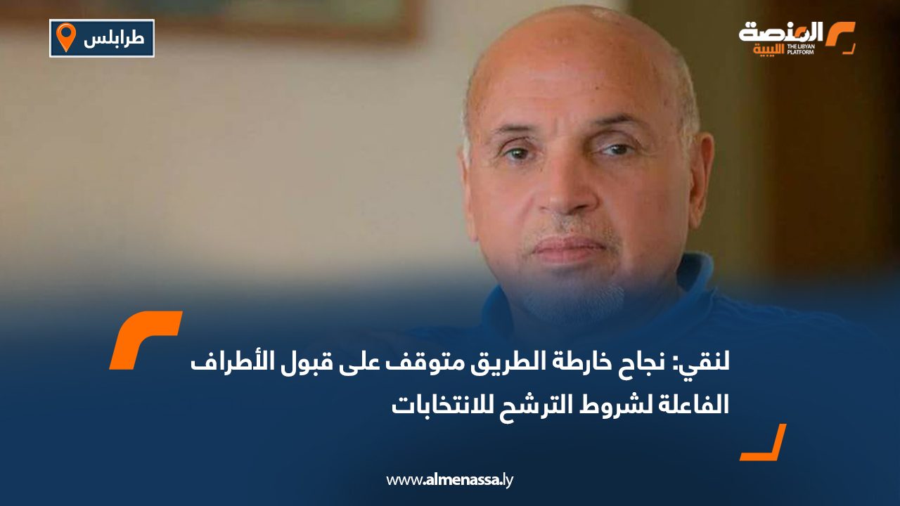 لنقي لـ "المنصة": نجاح خارطة الطريق متوقف على قبول الأطراف الفاعلة لشروط الترشح للانتخابات