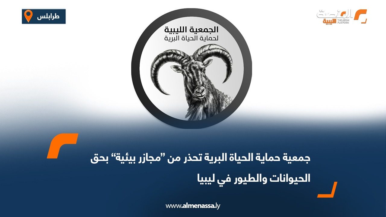 جمعية حماية الحياة البرية تحذر من “مجازر بيئية” بحق الحيوانات والطيور في ليبيا
