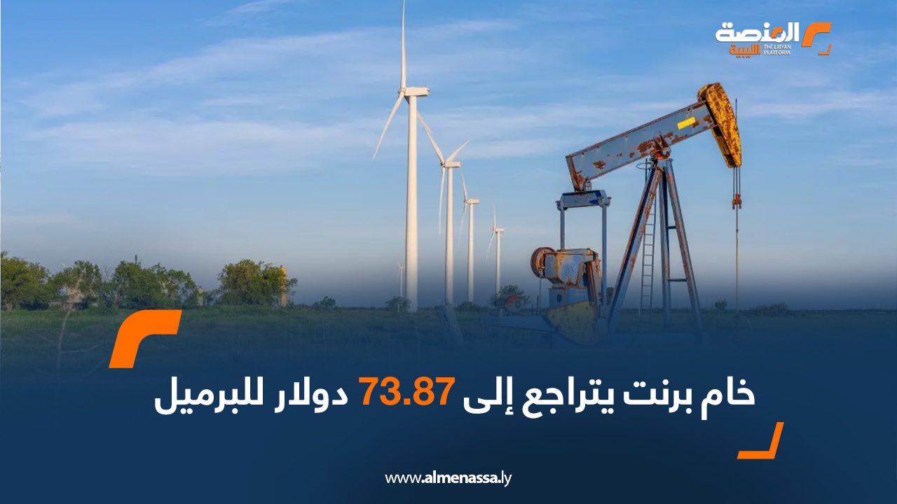 خام برنت يتراجع إلى 73.87 دولار للبرميل