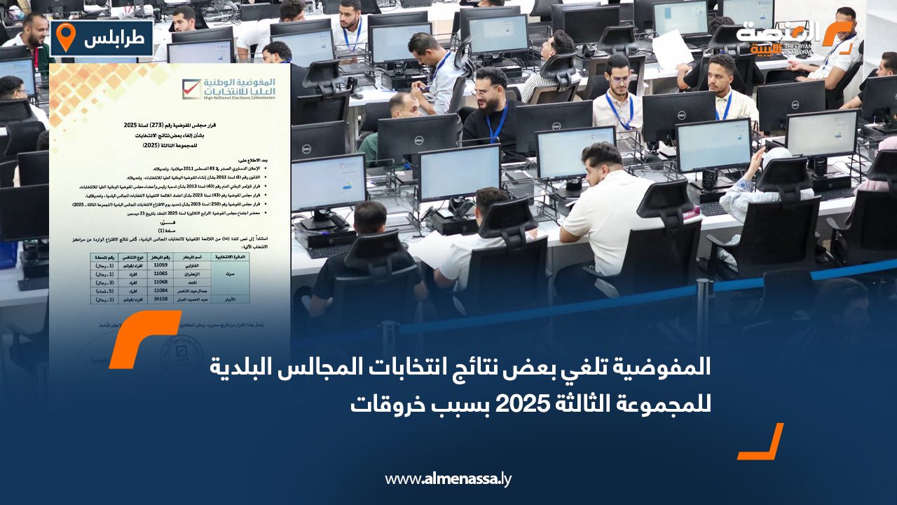 المفوضية تلغي بعض نتائج انتخابات المجالس البلدية للمجموعة الثالثة 2025 بسبب خروقات