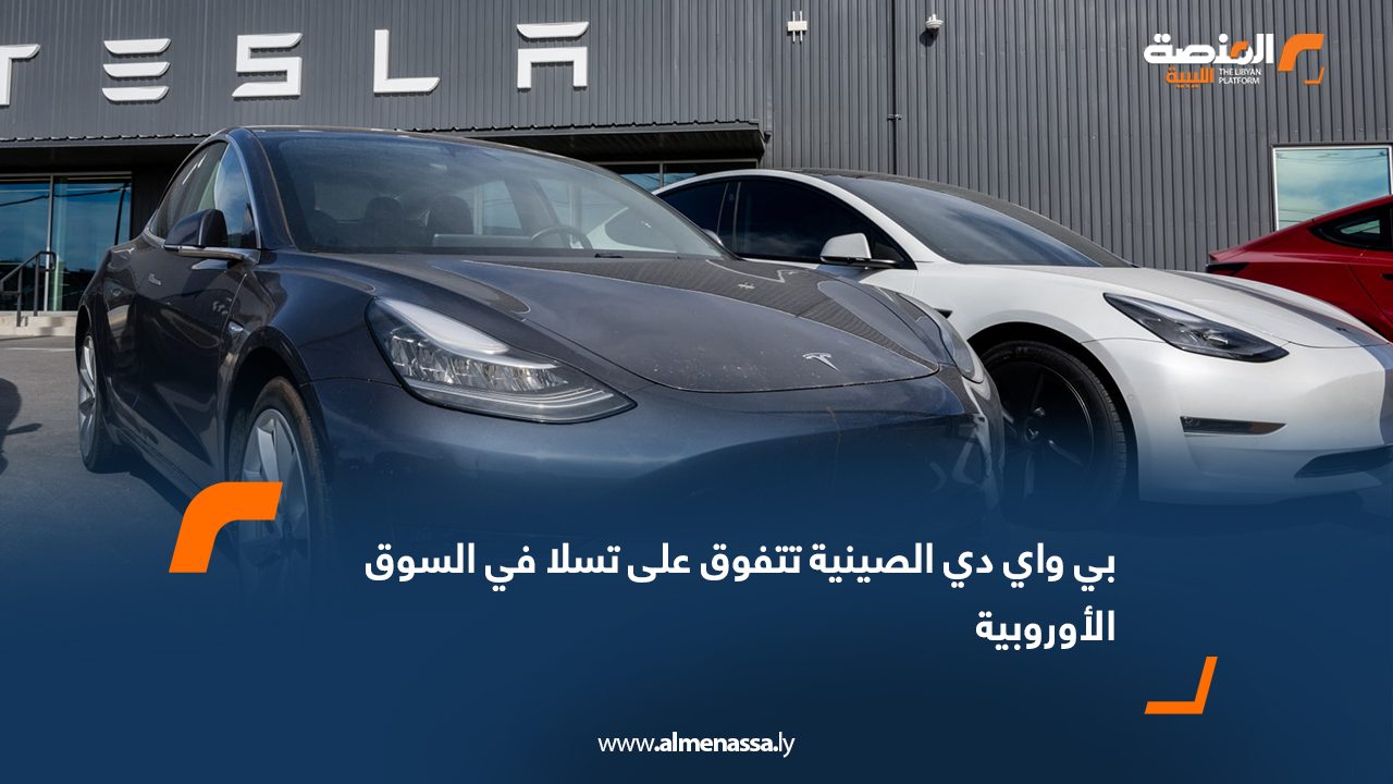 بي واي دي الصينية تتفوق على تسلا في السوق الأوروبية