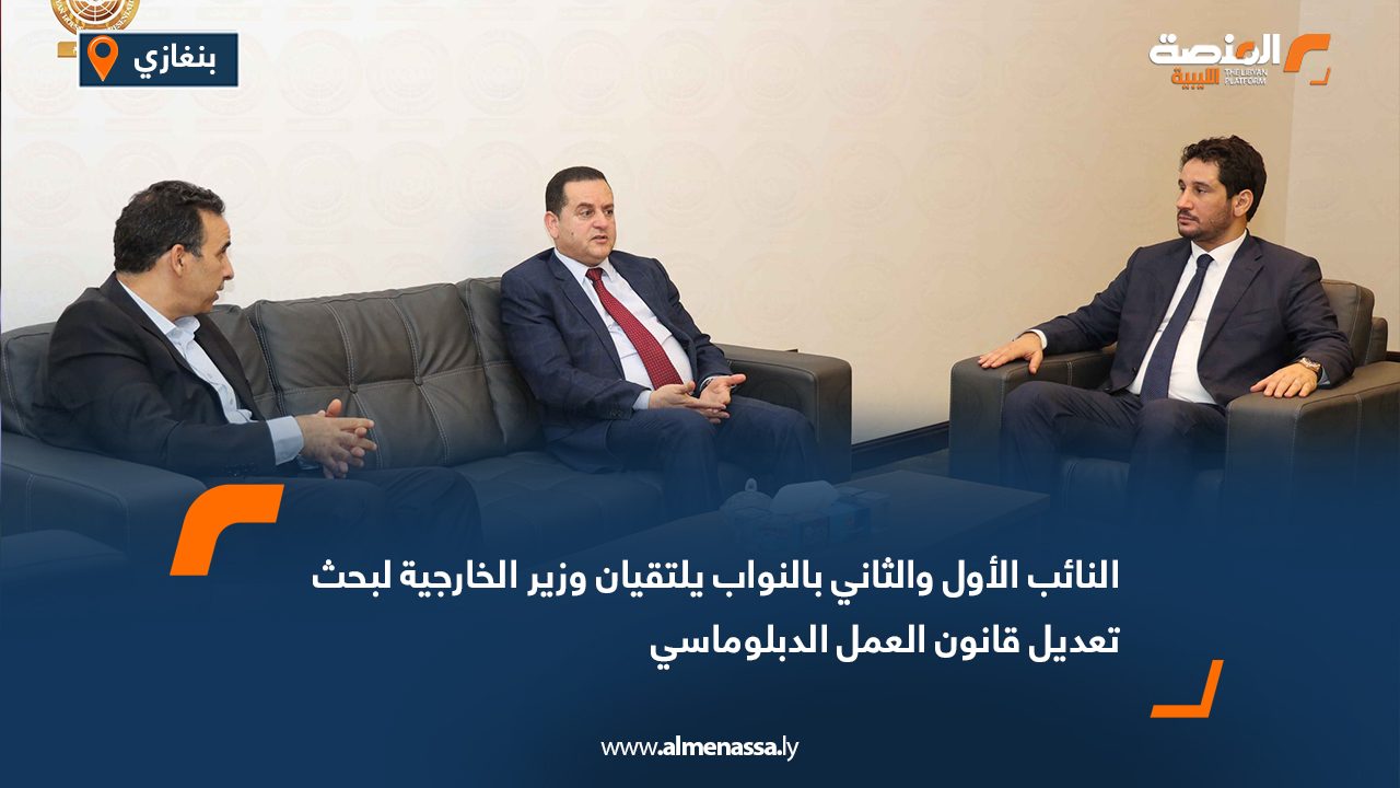 النائب الأول والثاني بالنواب يلتقيان وزير الخارجية لبحث تعديل قانون العمل الدبلوماسي