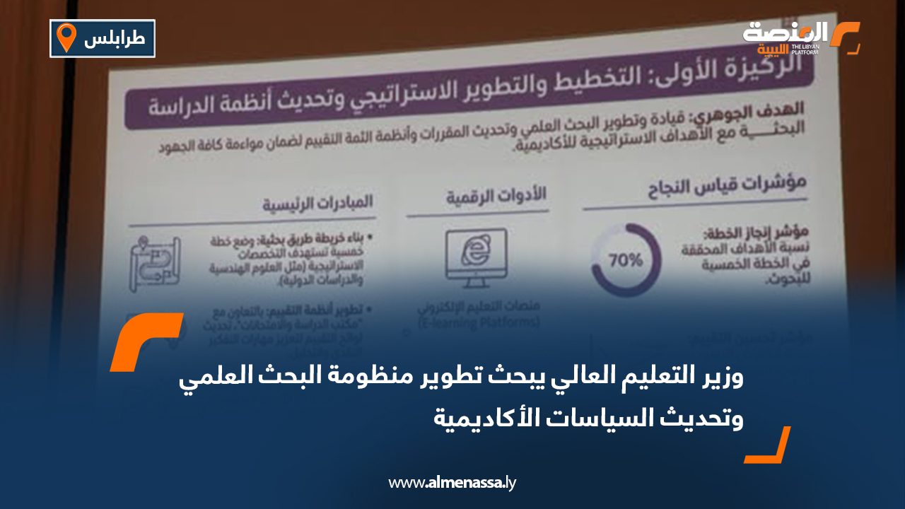 وزير التعليم العالي يبحث تطوير منظومة البحث العلمي وتحديث السياسات الأكاديمية