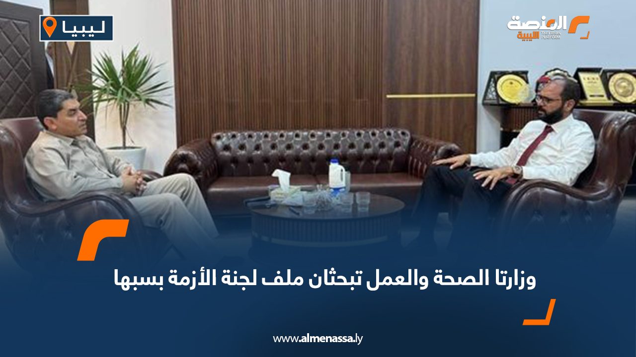 وزارتا الصحة والعمل تبحثان ملف لجنة الأزمة بسبها