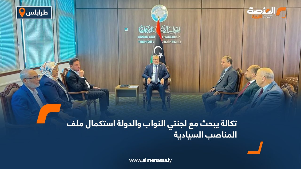 تكالة يبحث مع لجنتي النواب والدولة استكمال ملف المناصب السيادية