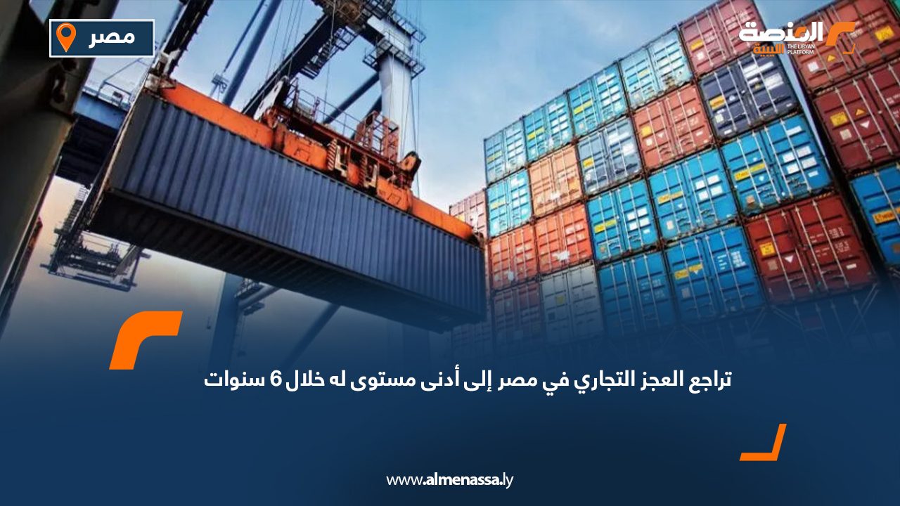 تراجع العجز التجاري في مصر إلى أدنى مستوى له خلال 6 سنوات