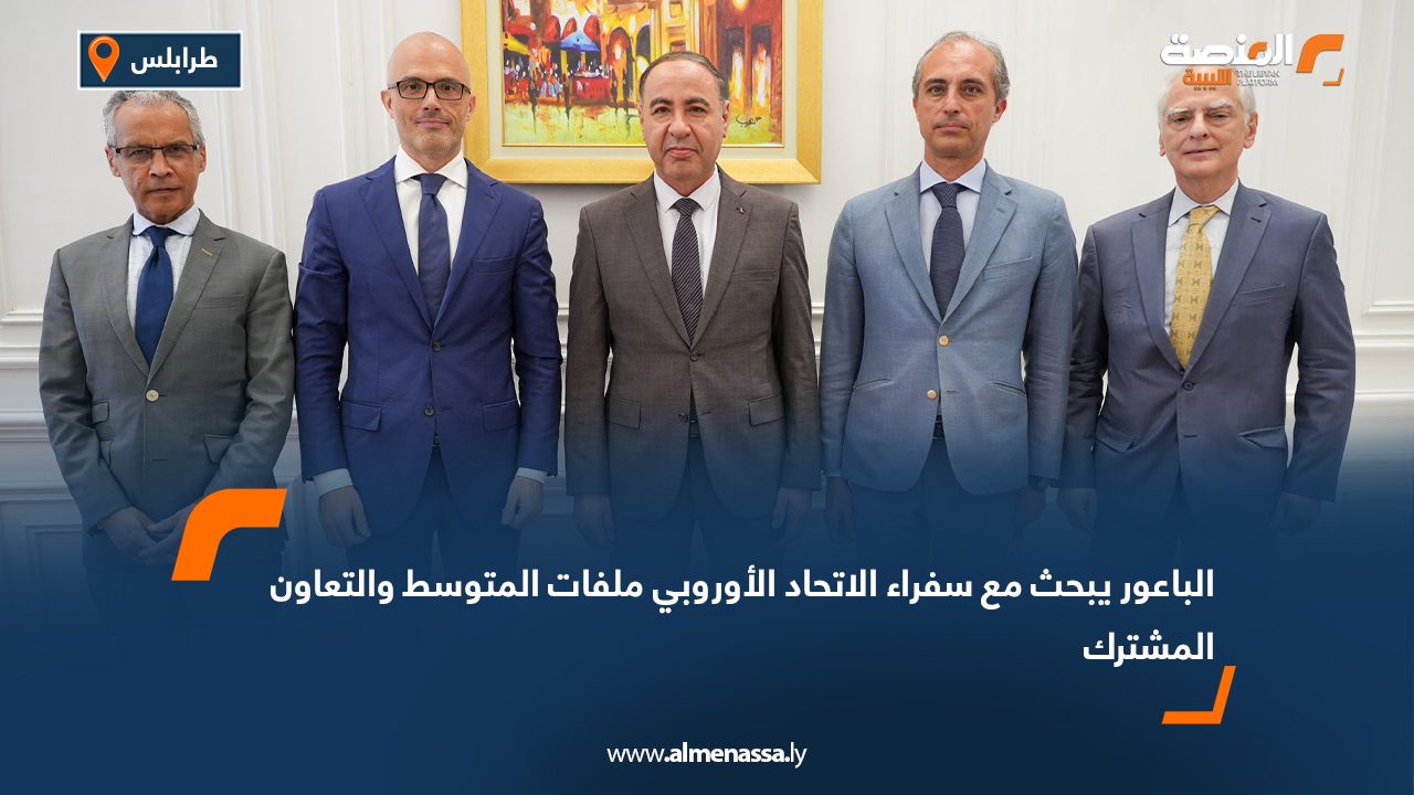 الباعور يبحث مع سفراء الاتحاد الأوروبي ملفات المتوسط والتعاون المشترك