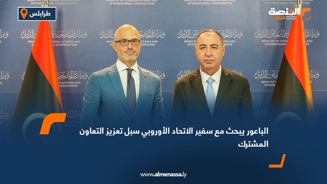 الباعور يبحث مع سفير الاتحاد الأوروبي سبل تعزيز التعاون المشترك