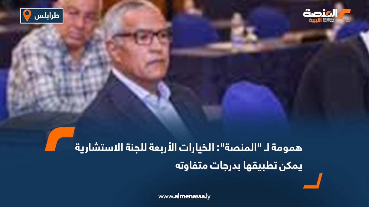 همومة لـ "المنصة": الخيارات الأربعة للجنة الاستشارية يمكن تطبيقها بدرجات متفاوته