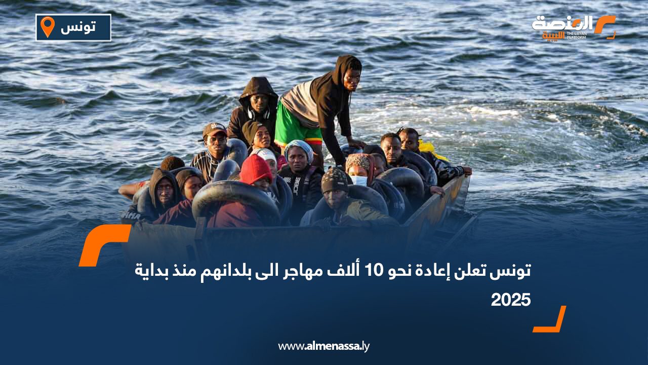 تونس تعلن ترحيل نحو 10 ألاف مهاجر الى بلدانهم منذ بداية 2025