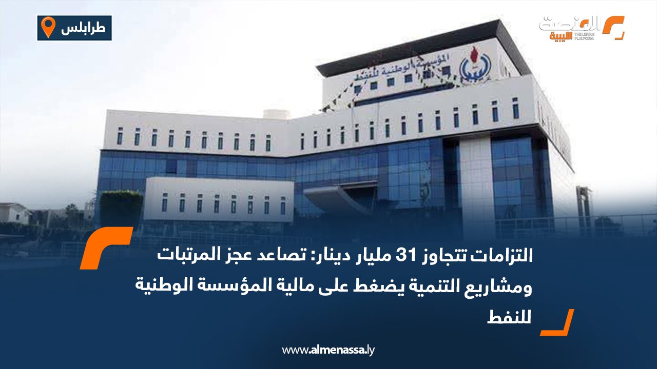 التزامات تتجاوز 31 مليار دينار: تصاعد عجز المرتبات ومشاريع التنمية يضغط على مالية المؤسسة الوطنية للنفط