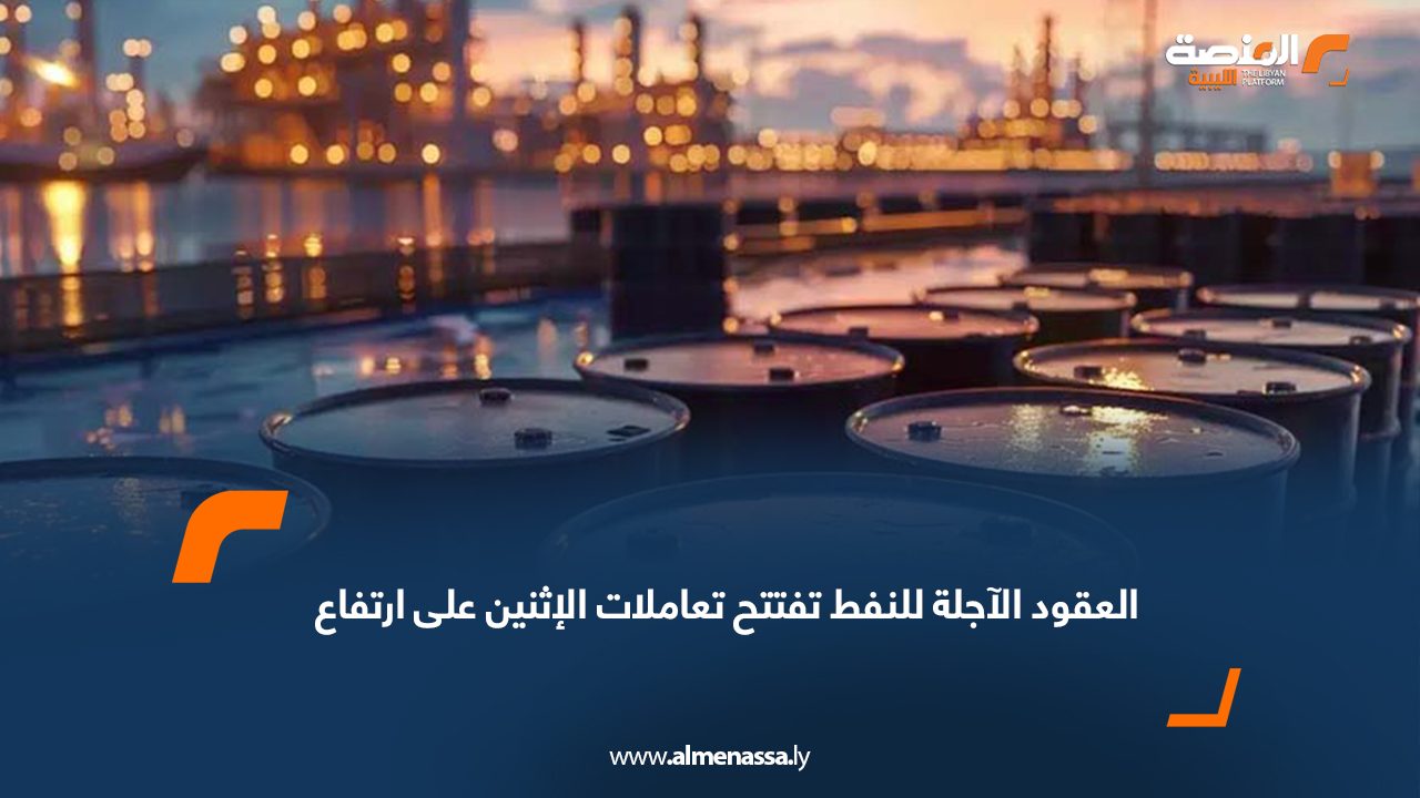 العقود الآجلة للنفط تفتتح تعاملات الإثنين على ارتفاع