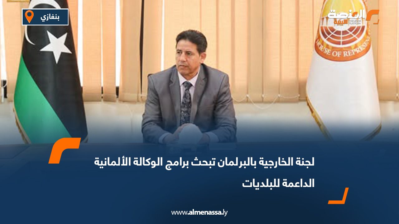 لجنة الخارجية بالبرلمان تبحث برامج الوكالة الألمانية الداعمة للبلديات