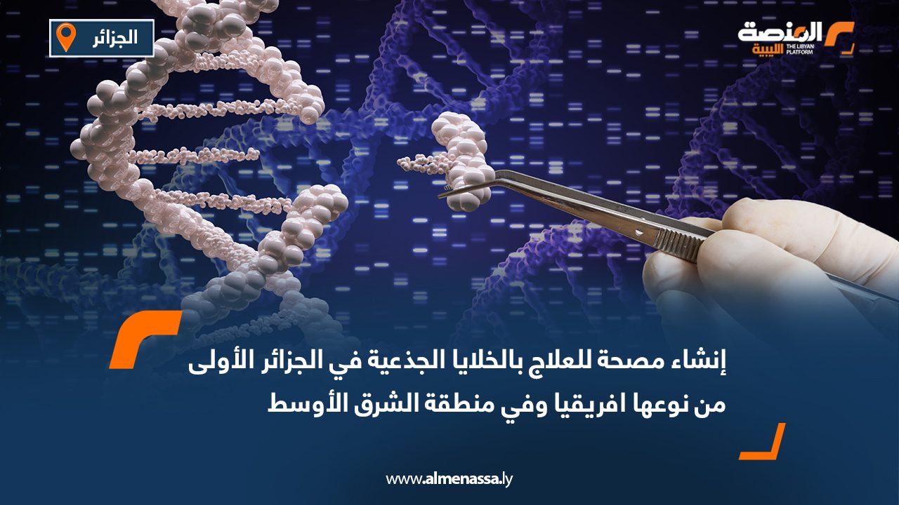 إنشاء مصحة للعلاج بالخلايا الجذعية في الجزائر الأولى من نوعها افريقيا وفي منطقة الشرق الأوسط