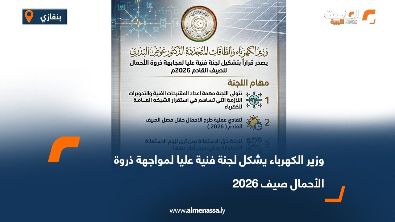 وزير الكهرباء يشكل لجنة فنية عليا لمواجهة ذروة الأحمال صيف 2026
