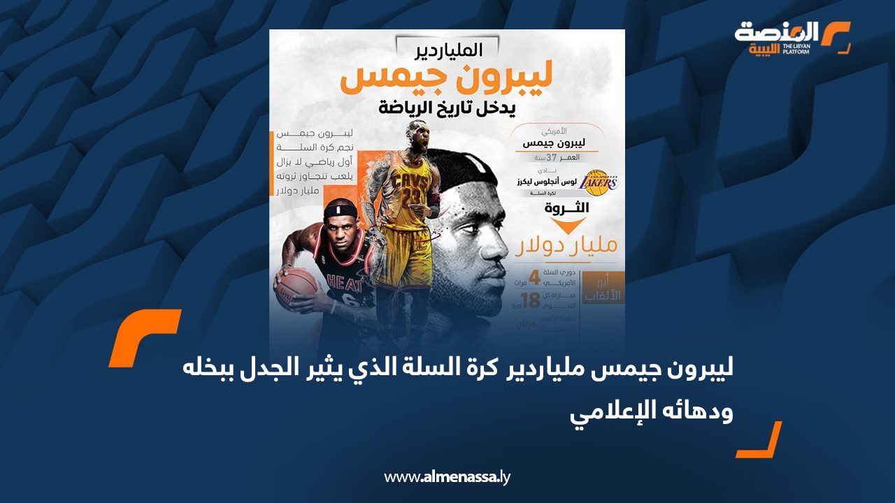 ليبرون جيمس ملياردير كرة السلة الذي يثير الجدل ببخله ودهائه الإعلامي