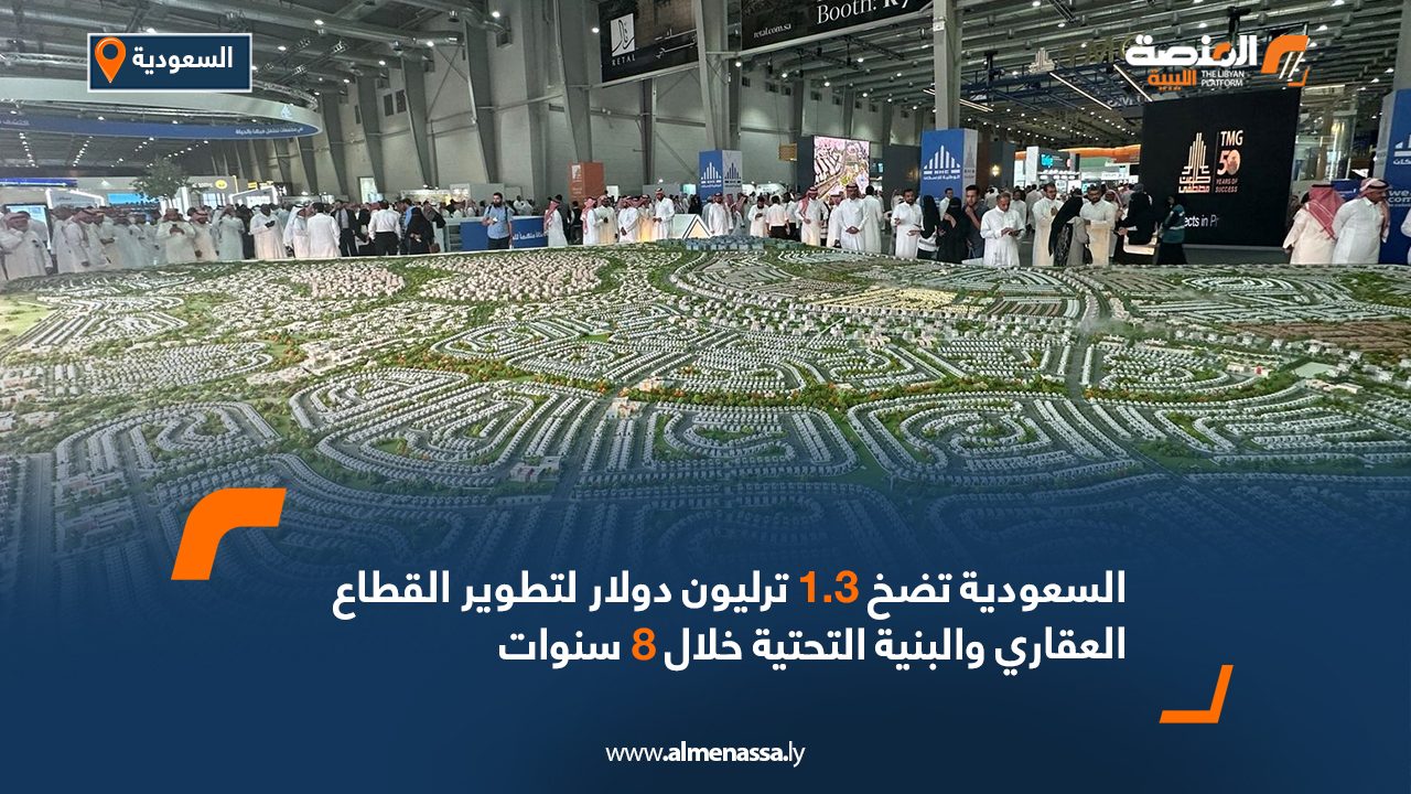السعودية تضخ 1.3 ترليون دولار لتطوير القطاع العقاري والبنية التحتية خلال8 سنوات