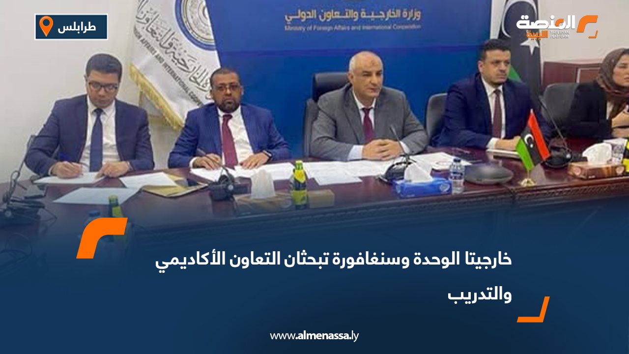 خارجيتا الوحدة وسنغافورة تبحثان التعاون الأكاديمي والتدريب