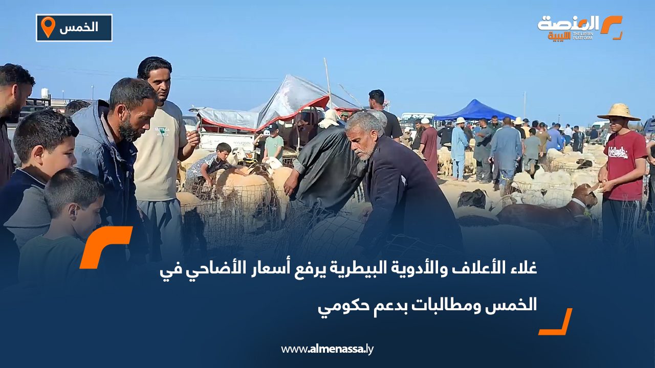 غلاء الأعلاف والأدوية البيطرية يرفع أسعار الأضاحي في الخمس ومطالبات بدعم حكومي