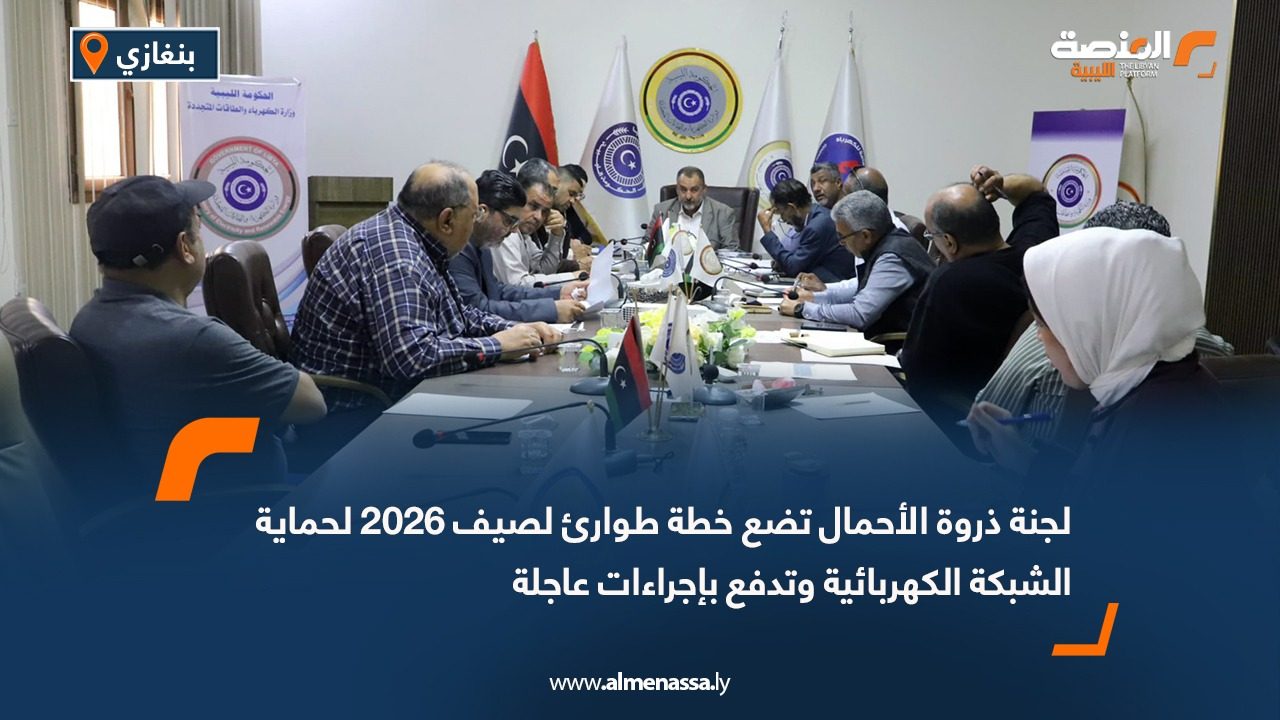 لجنة ذروة الأحمال تضع خطة طوارئ لصيف 2026 لحماية الشبكة الكهربائية وتدفع بإجراءات عاجلة