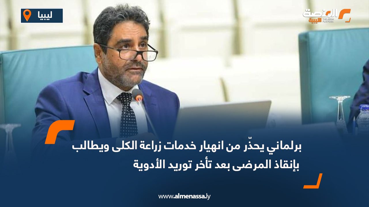 نصية يحذّر من انهيار خدمات زراعة الكلى ويطالب بإنقاذ المرضى بعد تأخر توريد الأدوية