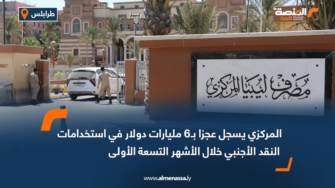 المركزي يسجل عجزا بـ6 مليارات دولار في استخدامات النقد الأجنبي خلال الأشهر التسعة الأولى