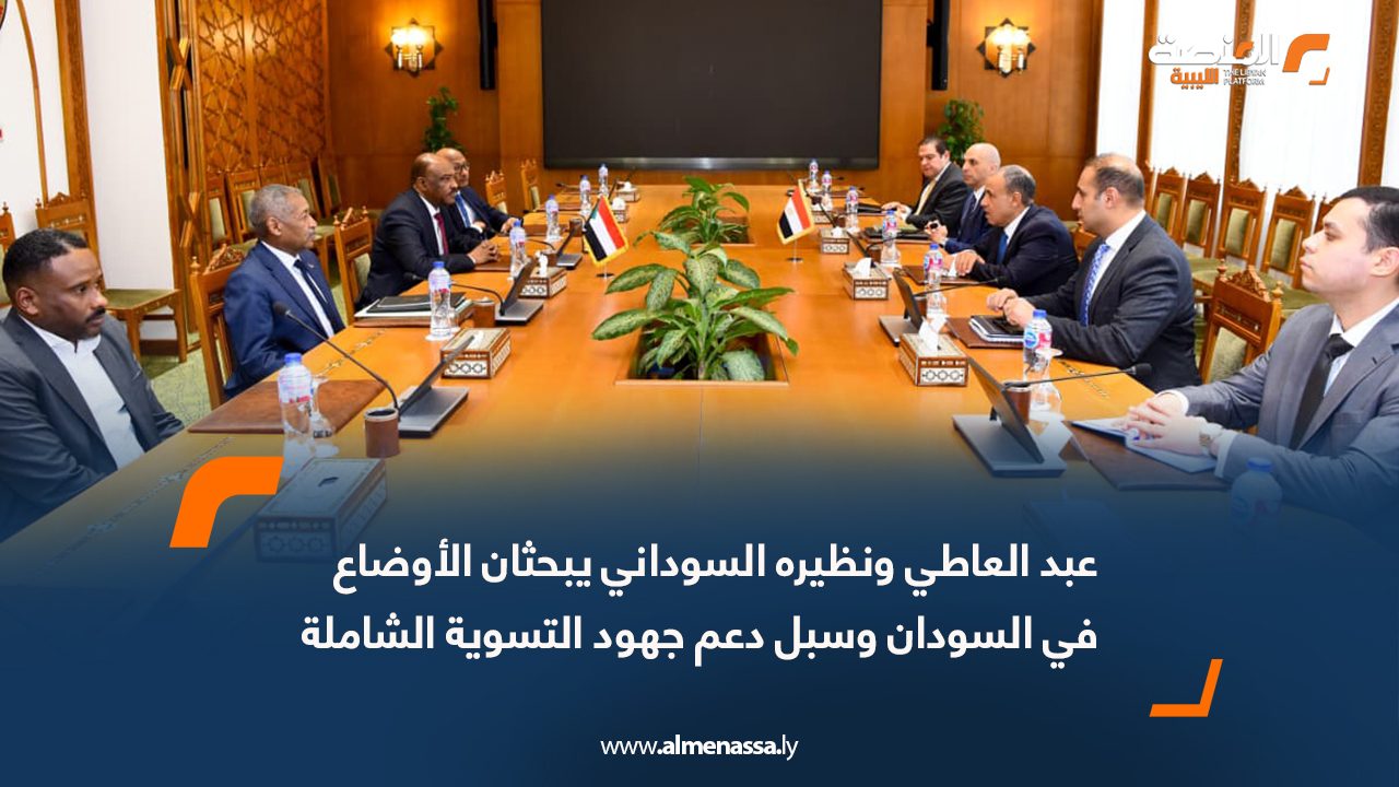 عبد العاطي ونظيره السوداني يبحثان الأوضاع في السودان وسبل دعم جهود التسوية الشاملة