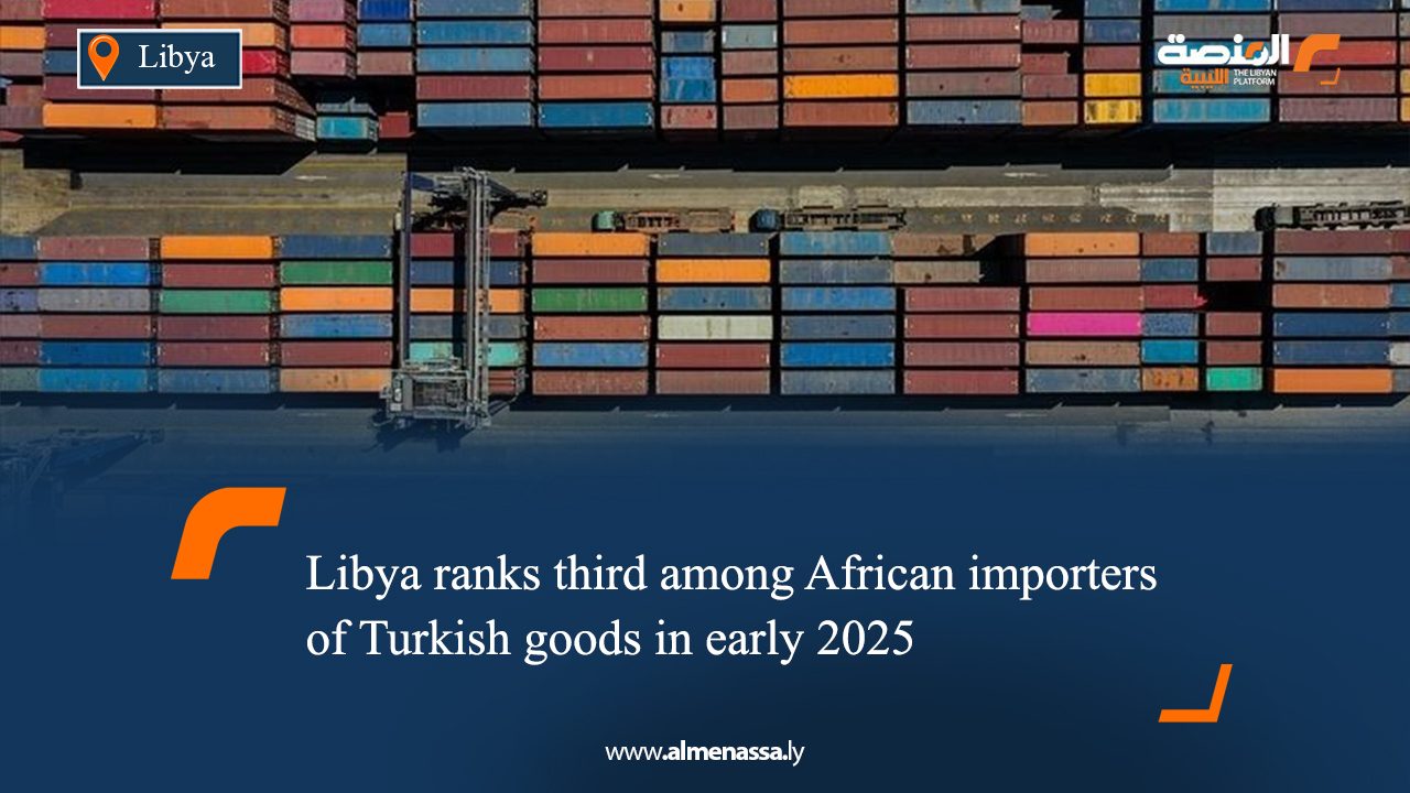 Libya ranks third among African importers of Turkish goods in early 2025