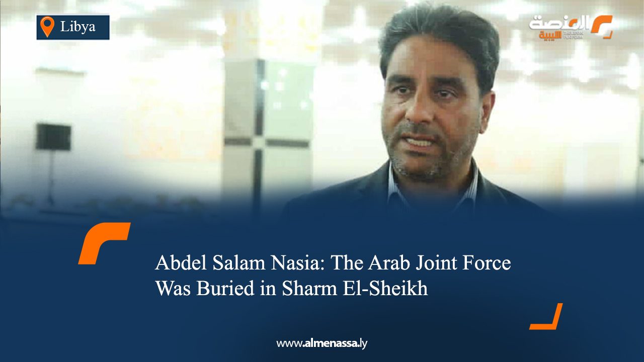 Abdel Salam Nasia: The Arab Joint Force Was Buried in Sharm El-Sheikh