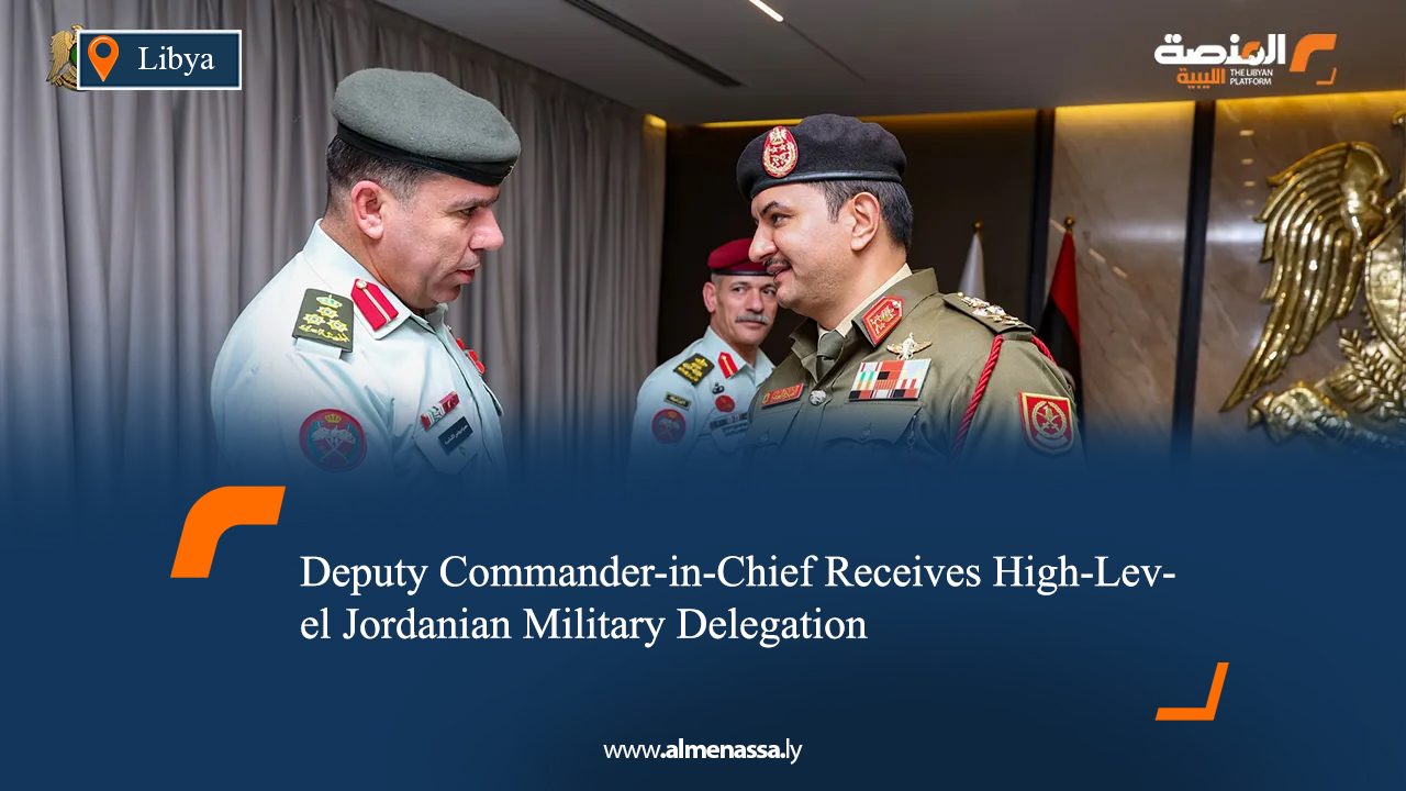 Deputy Commander-in-Chief Receives High-Level Jordanian Military Delegation
