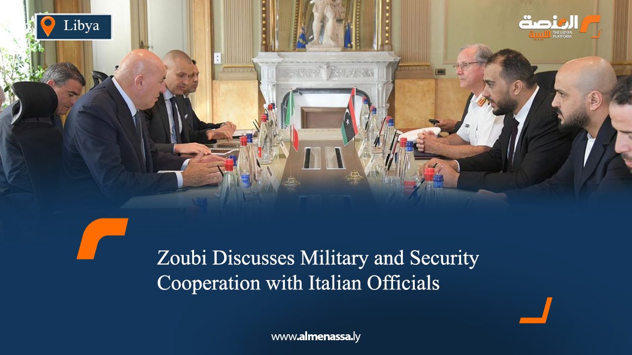Zoubi Discusses Military and Security Cooperation with Italian Officials  
