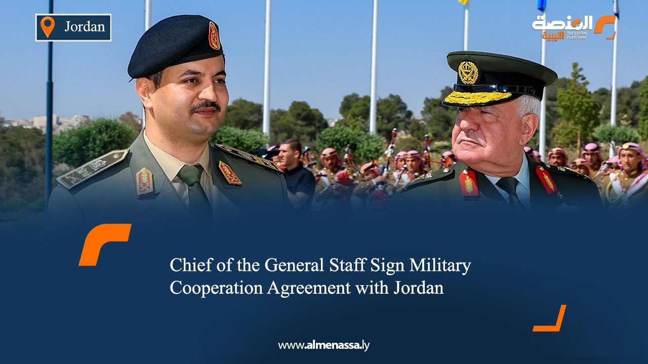 Chief of the General Staff Sign Military Cooperation Agreement with Jordan